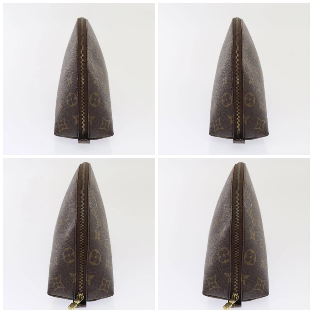 LOUIS VUITTON Monogram Trousse Demi Ronde Cosmetic Pouch M47520 LV Auth 90360 - Picture 16 of 16